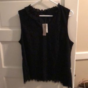 NWT black lace shirt from Jcrew